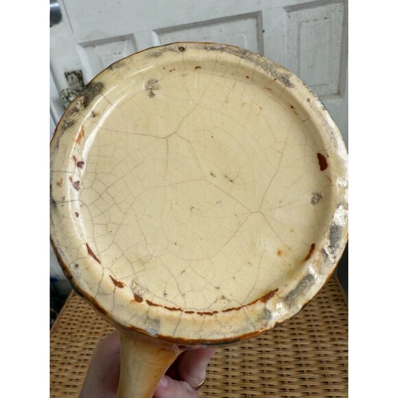 Antique 1910s Roseville Pottery Tulip Milk Pitcher Farmhouse Primitive - Picture 5 of 11